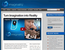 Tablet Screenshot of getimaginality.com